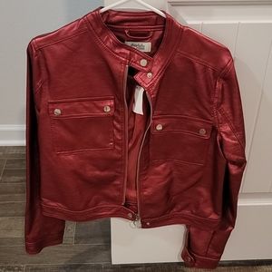 Brand new Charlotte Russe faux leather jacket